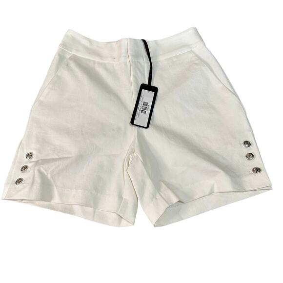 FIFTEEN TWENTY Women's Button Up Short Size 2 In Off White - Picture 1 of 15